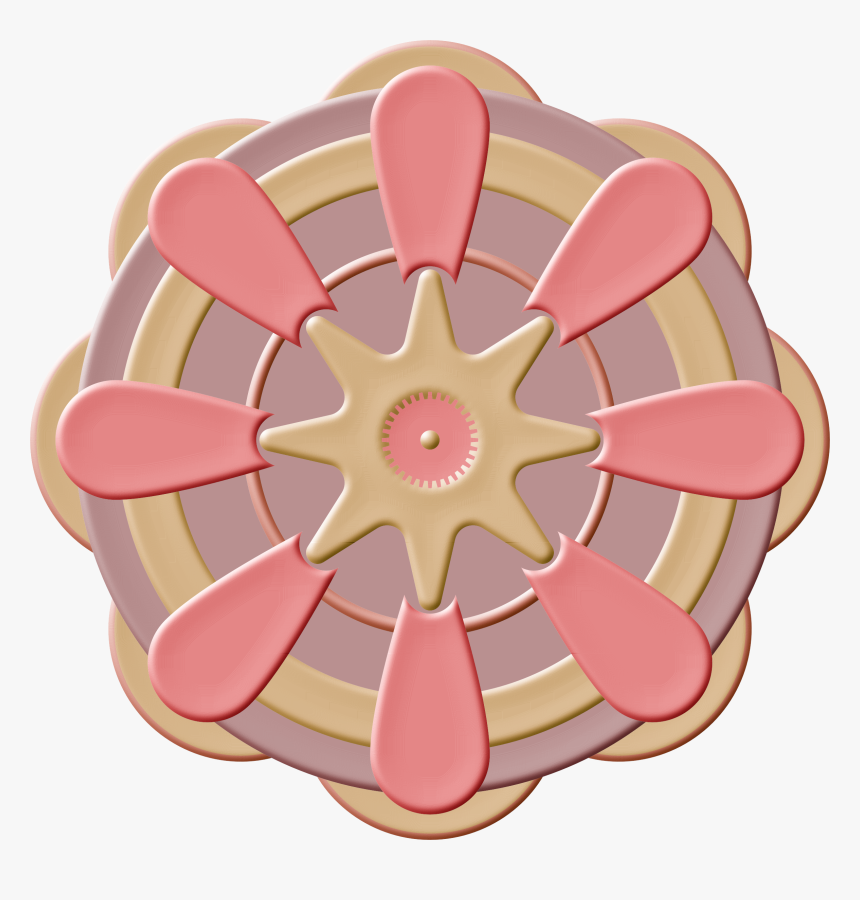 The Guitar Pick Mandala Cake Clip Arts, HD Png Download, Free Download