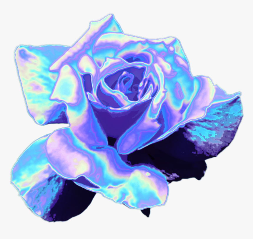 #rose #holo #holographic #flower #iridescent #pastel, HD Png Download, Free Download