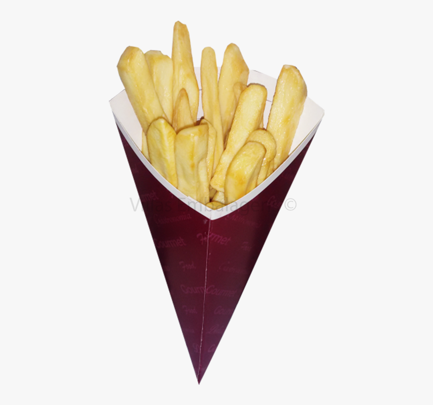 Embalagem Tipo Cone 01 Para Batatas Fritas, Mini Salgados,, HD Png Download, Free Download