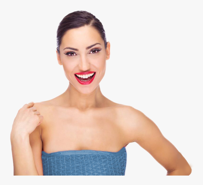 » Red Lipstick Woman Elbow Supreme Social Theme, HD Png Download, Free Download