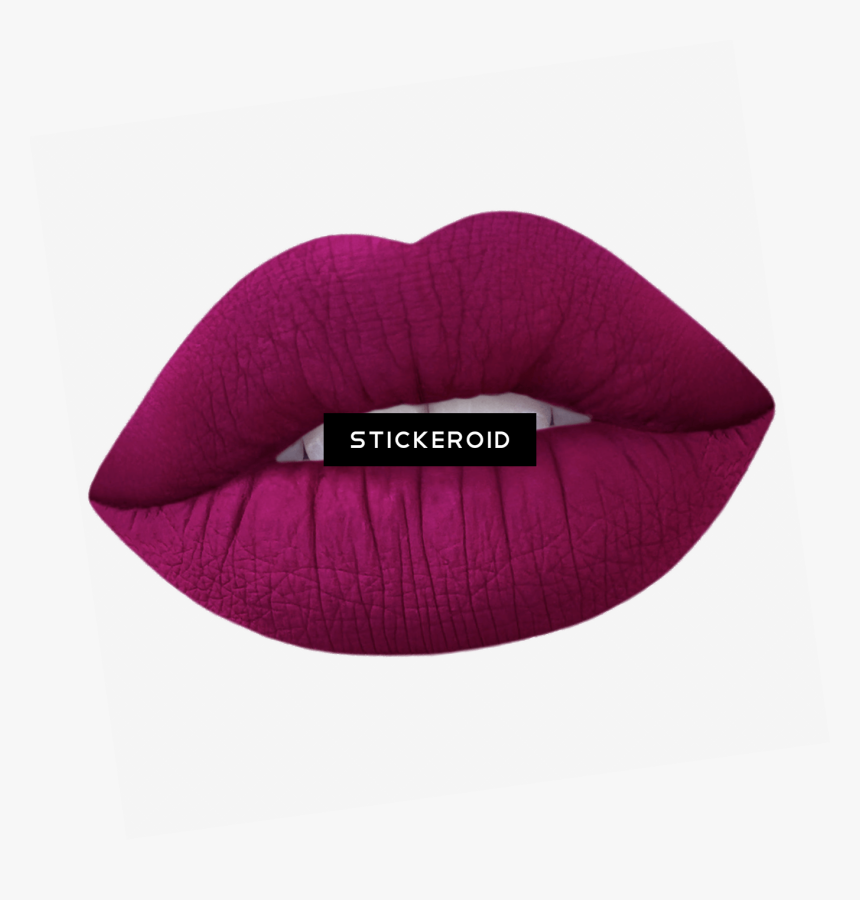 Berry Red Lipstick On Lips, HD Png Download, Free Download