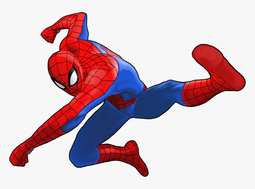 Spiderman Swinging Png, Transparent Png, Free Download