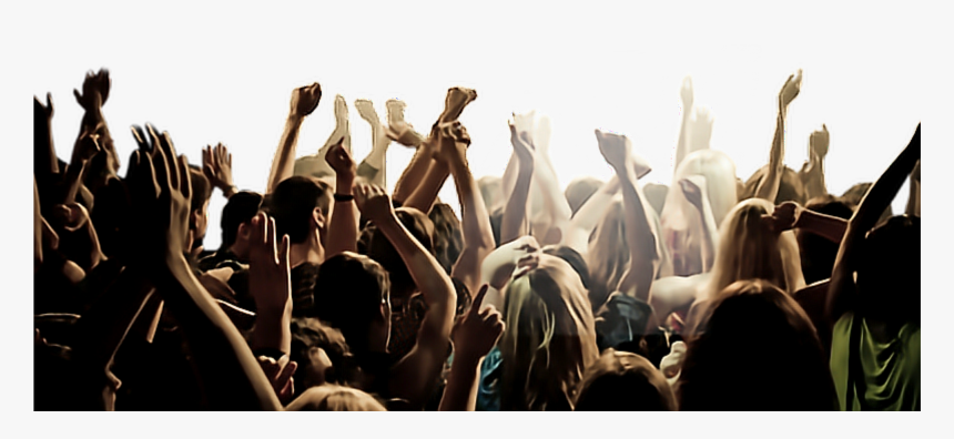 #crowd #audience #people #concert #group #grouppeople, HD Png Download, Free Download