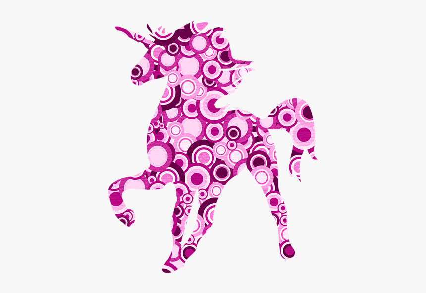 Pink Unicorn Png, Transparent Png, Free Download
