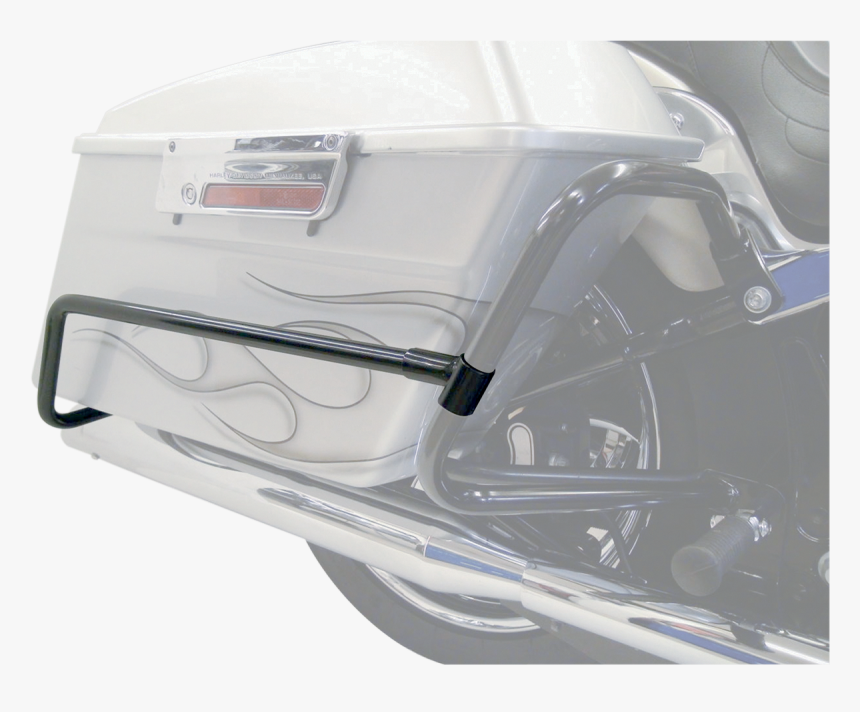 Cycle Visions Chrome Bagger Tail Bag Guard Rails For, HD Png Download, Free Download