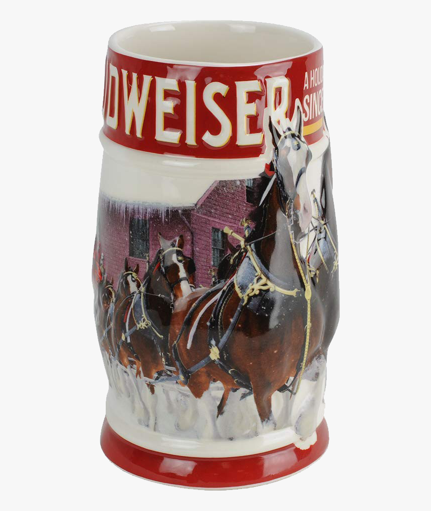 Transparent Budweiser Can Png - 2018 Budweiser Holiday Stein, Png Download, Free Download