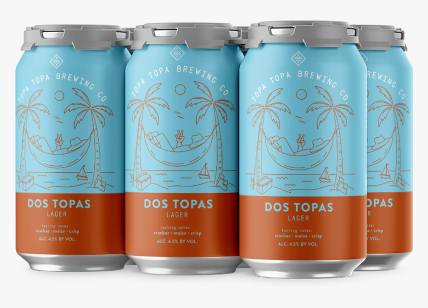 Dos Topas Lager 6 Pack Web - Cola, HD Png Download, Free Download