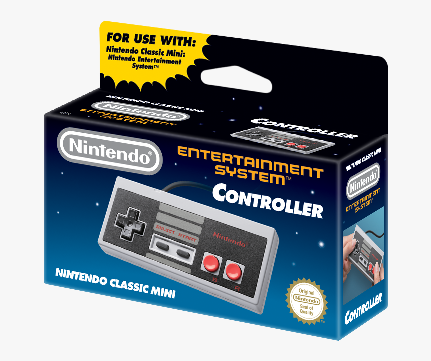 Nintendo Mini Nes Controller, HD Png Download, Free Download