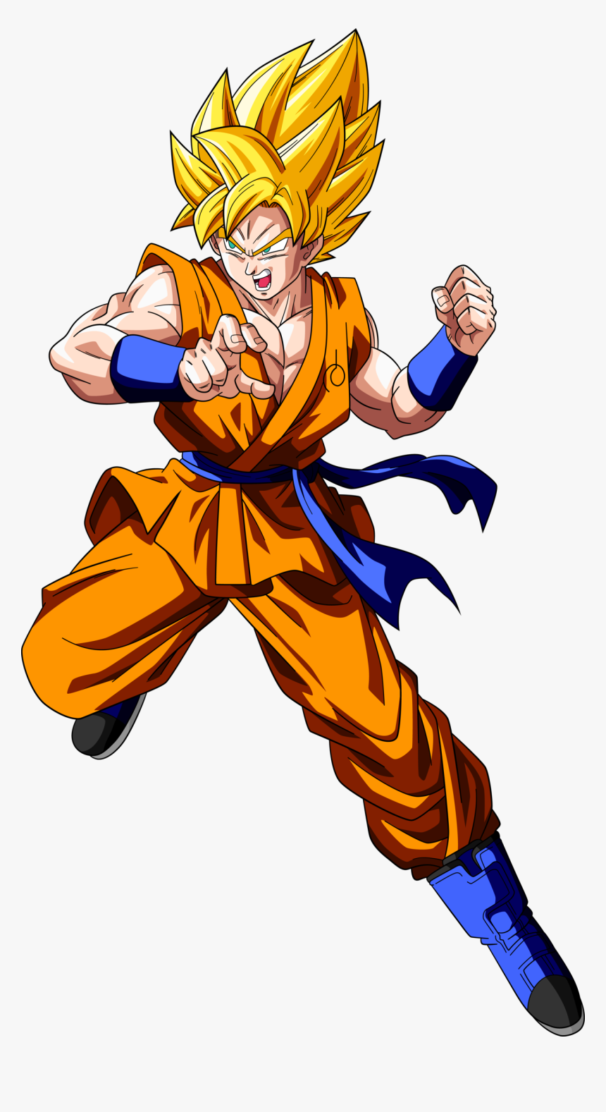 Goku Clipart Super Saiyan2 - Goku Ssj 1 Dragon Ball Super, HD Png Download, Free Download