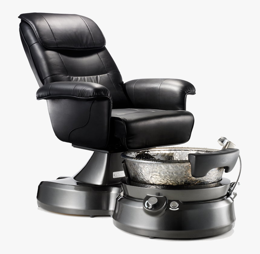 Black Chair Spa Pedicure, HD Png Download, Free Download