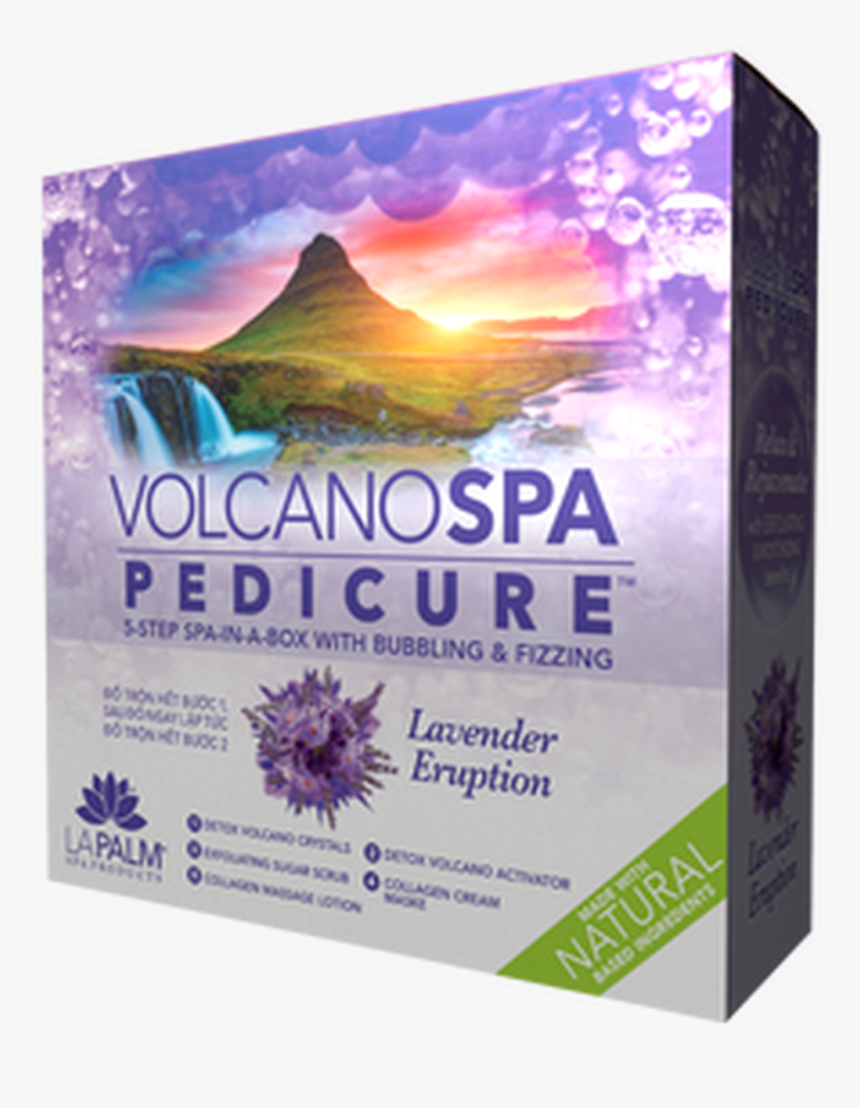 Volcano Spa Pedicure - Detox Volcano Spa Pedicure, HD Png Download, Free Download