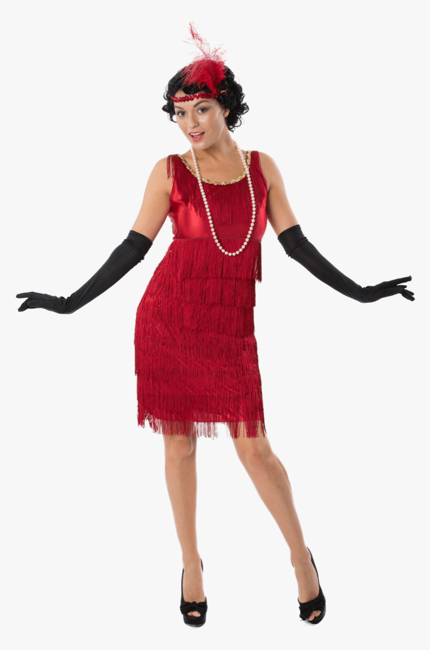 Red Flapper Costume, HD Png Download, Free Download