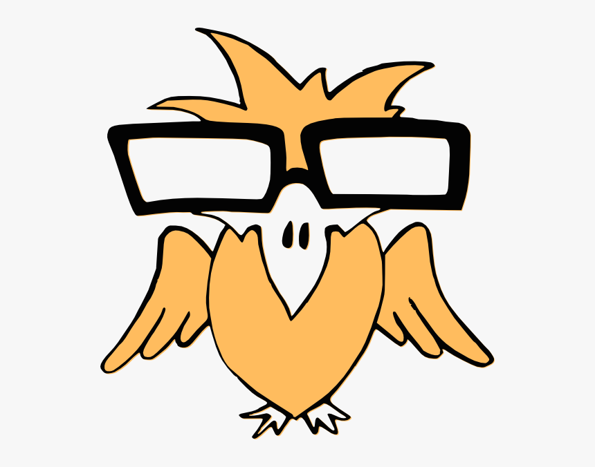 Bird With Glasses Cartoon Transparent, HD Png Download, Free Download