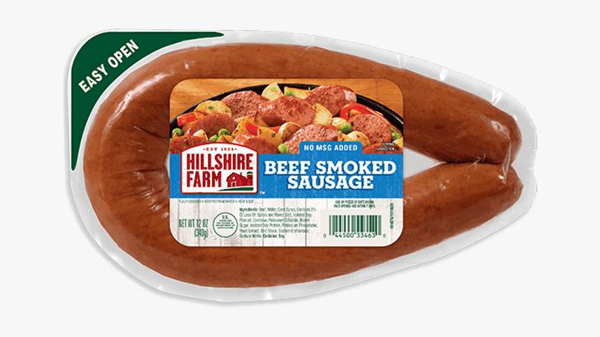Hillshire Farm Beef Smoked Sausage, HD Png Download, Free Download