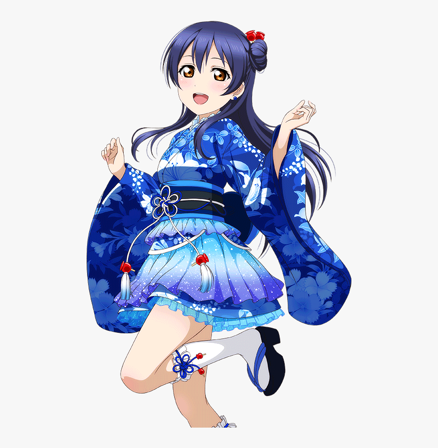 Love Live Umi Kimono, HD Png Download, Free Download