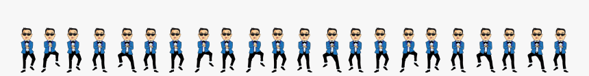 Gangnam Style Animation Frames, HD Png Download, Free Download