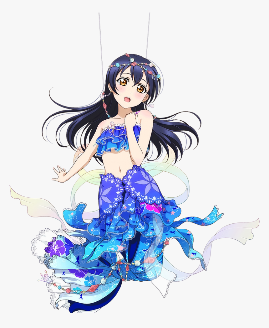 Love Live Umi Mermaid Card, HD Png Download, Free Download