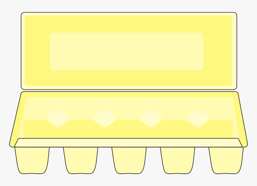 Clip Art Empty Egg Carton, HD Png Download, Free Download
