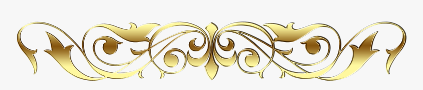 Gold Scroll Border Clipart, HD Png Download, Free Download