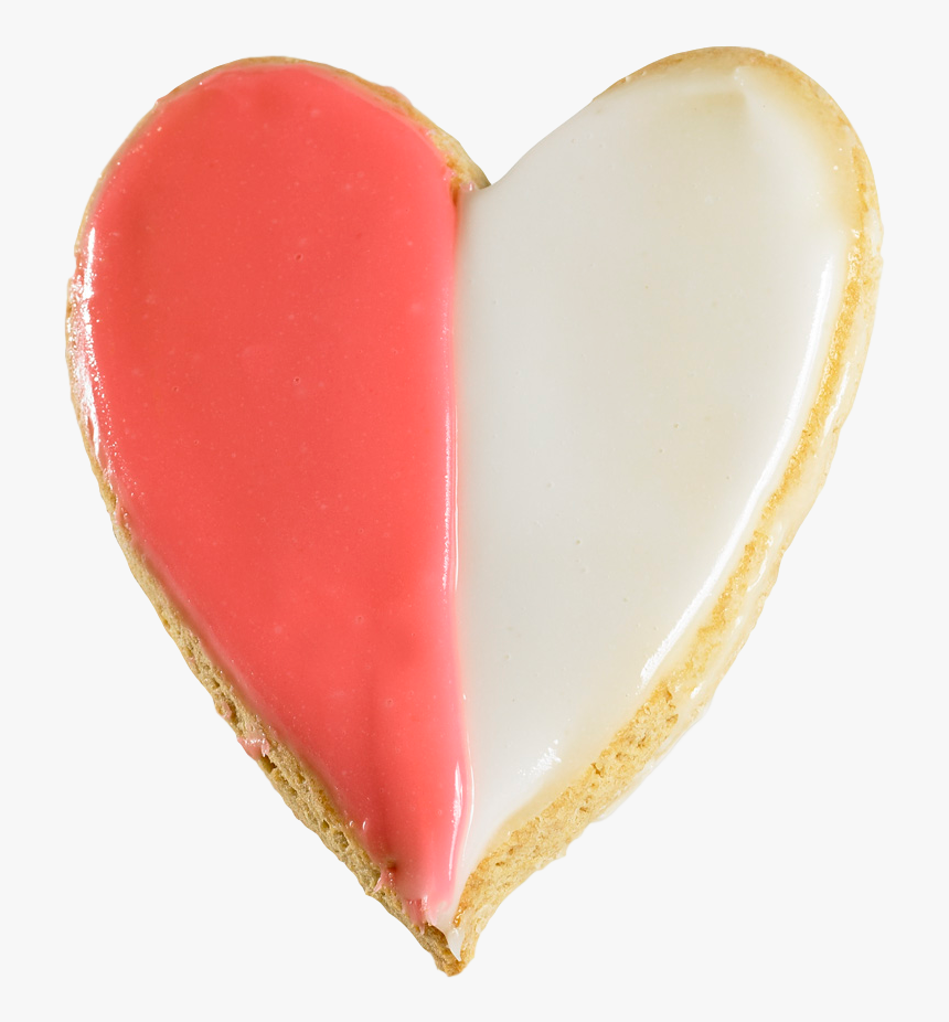 Heart Icing Cookie Png, Transparent Png, Free Download