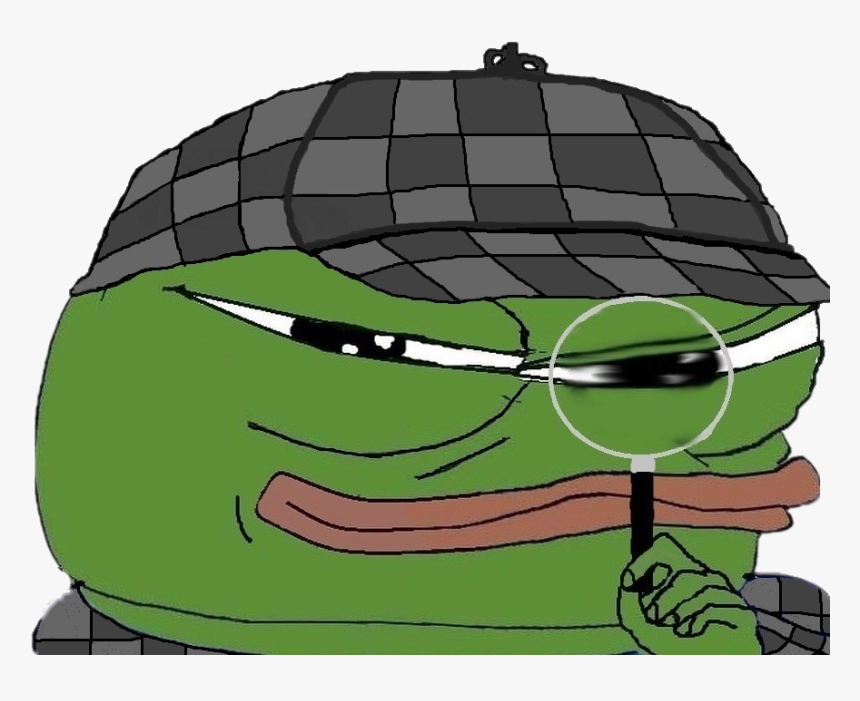 #pepe #meme #rarepepe #sherlock #sherlockholmes - Detective Pepe, HD Png Download, Free Download