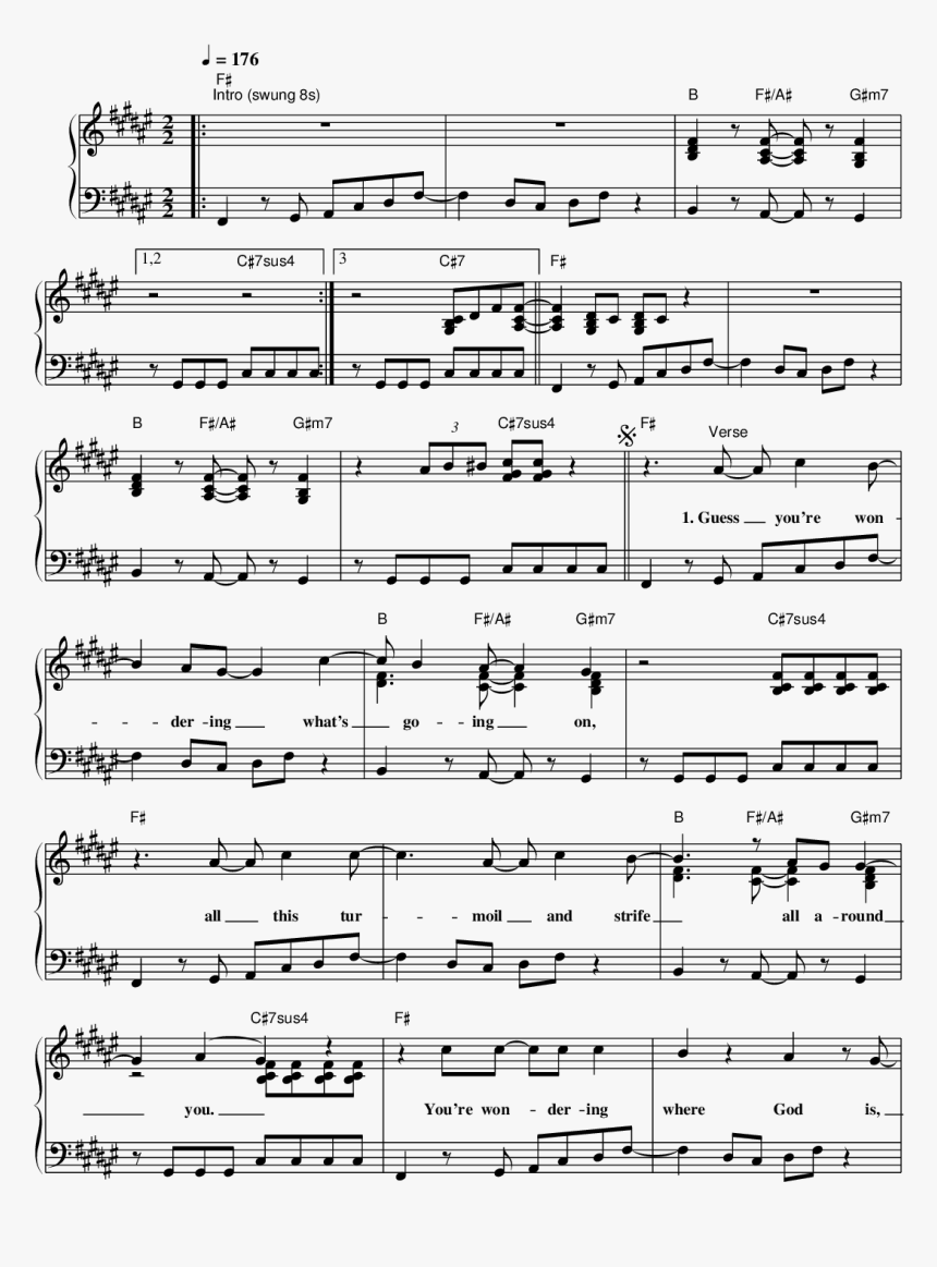 Notre Dame De Paris Belle Piano Sheet Music, HD Png Download, Free Download