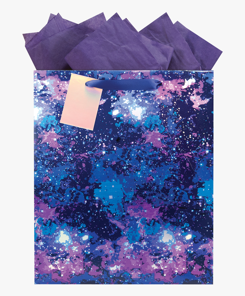 Galaxy Large Gift Bag - Galaxy Gift Bag, HD Png Download, Free Download