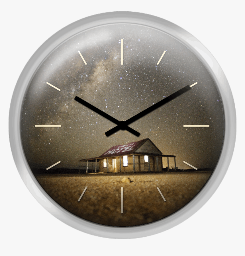 The Milky Way And An Outback Shed - Wall Clock, HD Png Download, Free Download