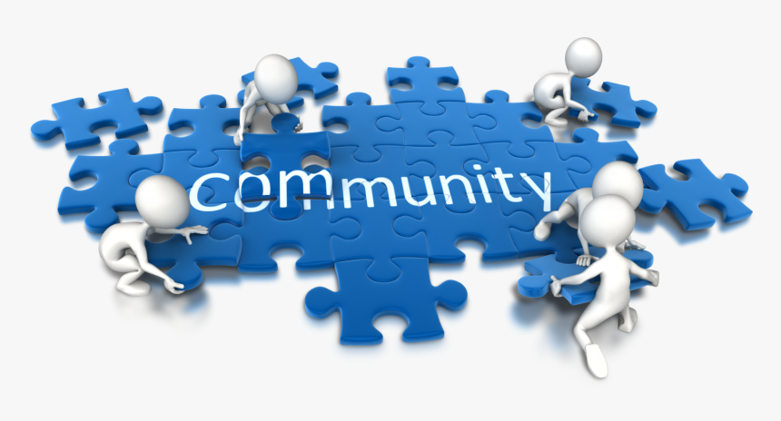 Community Logo - Puzzle People Working Together, HD Png Download, Free Download