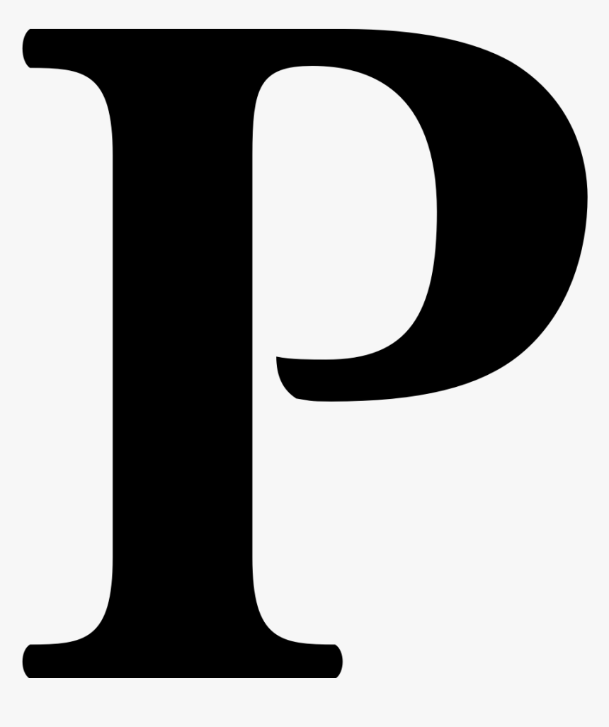 P Font Png, Transparent Png, Free Download