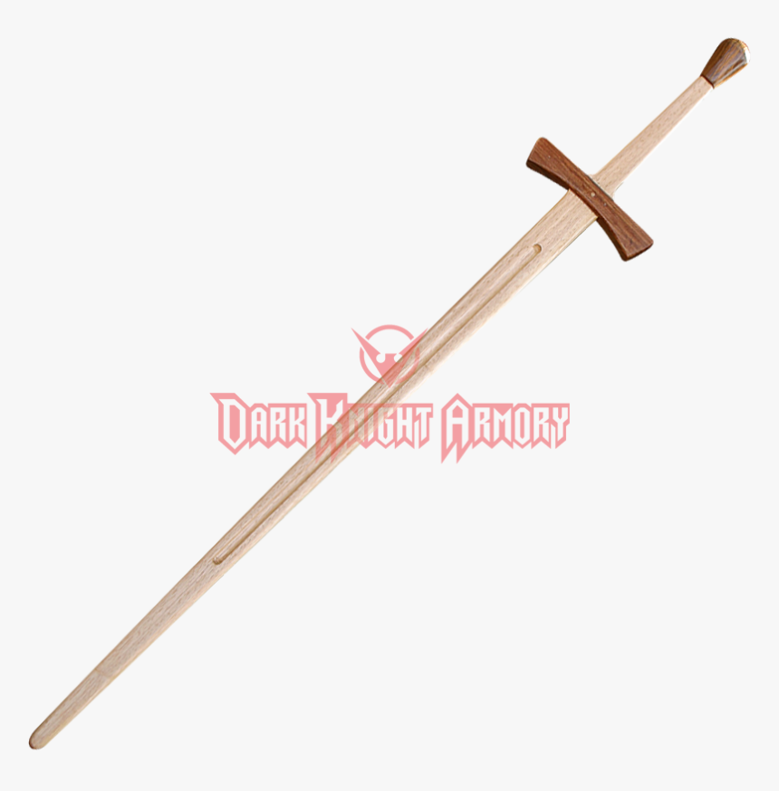 Clip Art Japanese Wooden Sword - Two Handed Wooden Sword, HD Png Download, Free Download