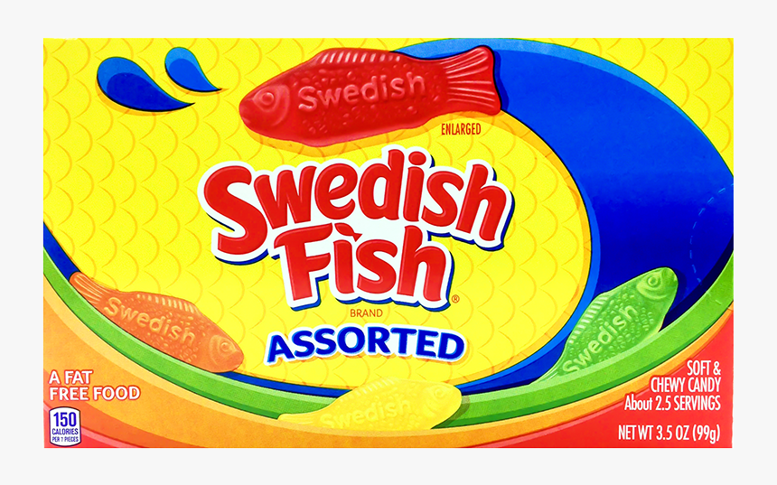 Swedish Fish Assorted 99g Front - Snack, HD Png Download, Free Download