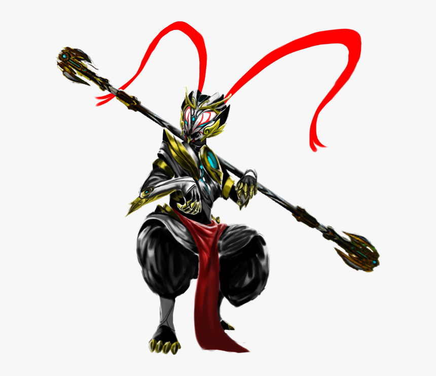 Transparent Wukong Png - Warframe Wukong Prime Fanart, Png Download, Free Download