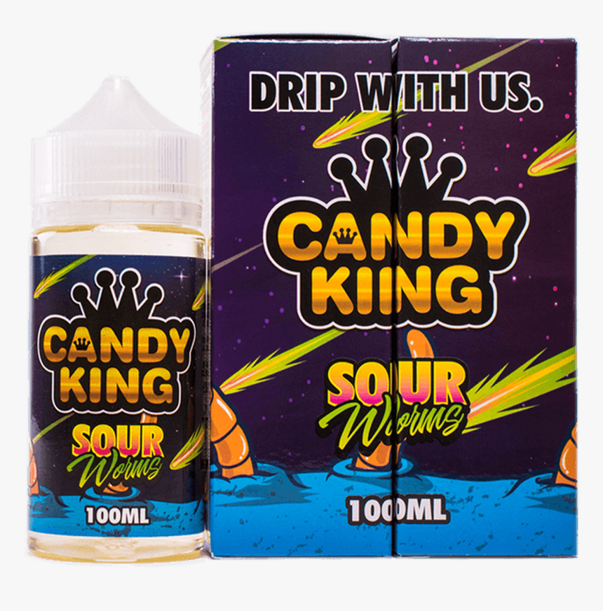 Candy King Sour Worms Vape Juice, HD Png Download, Free Download