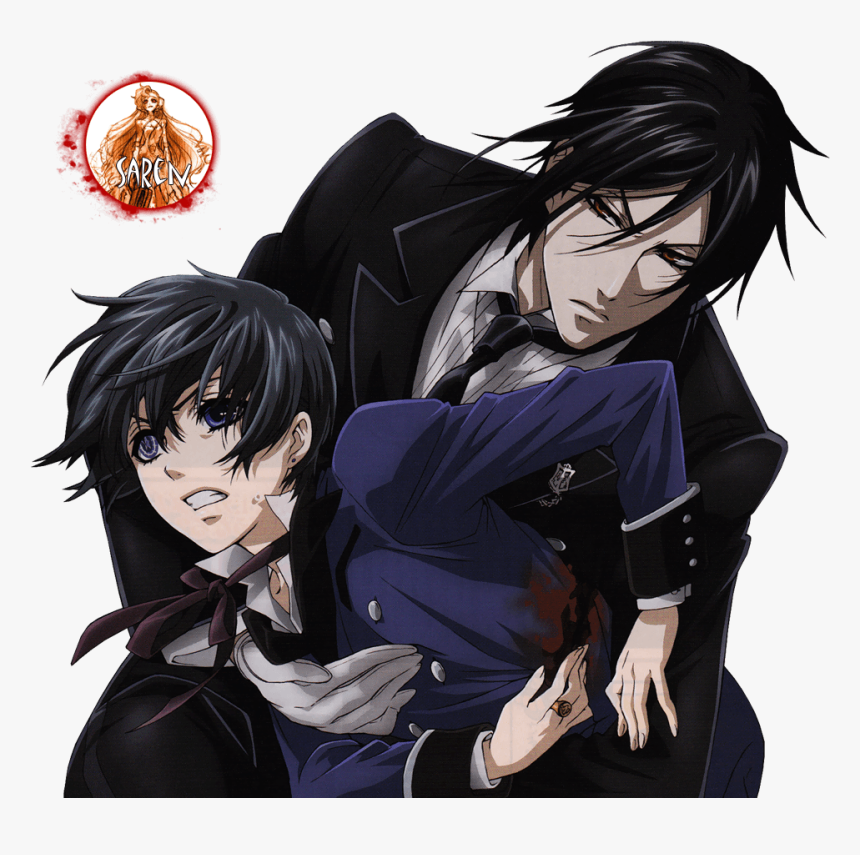 Ciel Phantomhive Sebastian Michaelis Youtube Black, HD Png Download, Free Download