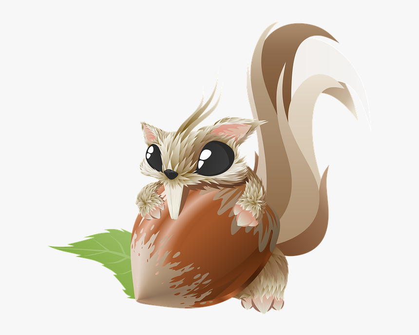 Squirrel, Animal, Hazelnut, Cute, Rodents, Nature, - Cute Hazelnut, HD Png Download, Free Download