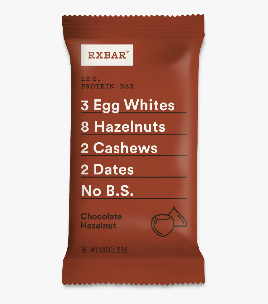 Rx Bar Chocolate Hazelnut - Chocolate, HD Png Download, Free Download