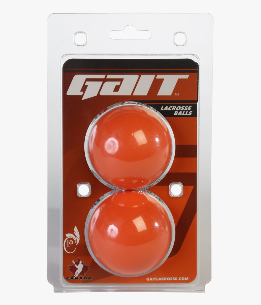 Gait Lacrosse Orange Lax Ball 2pk - Sphere, HD Png Download, Free Download