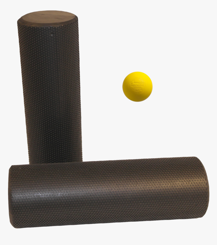 Bundle Contains One Roller And One Ball - Foam Roller Lacrosse Ball, HD Png Download, Free Download