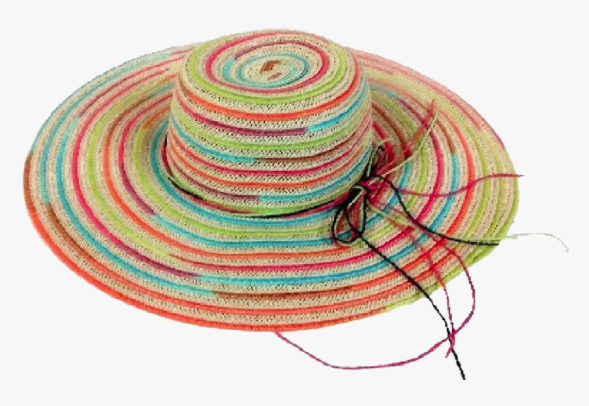 Fashion Hats Ladies Bright Rainbow Color Swinger - Sombrero, HD Png Download, Free Download