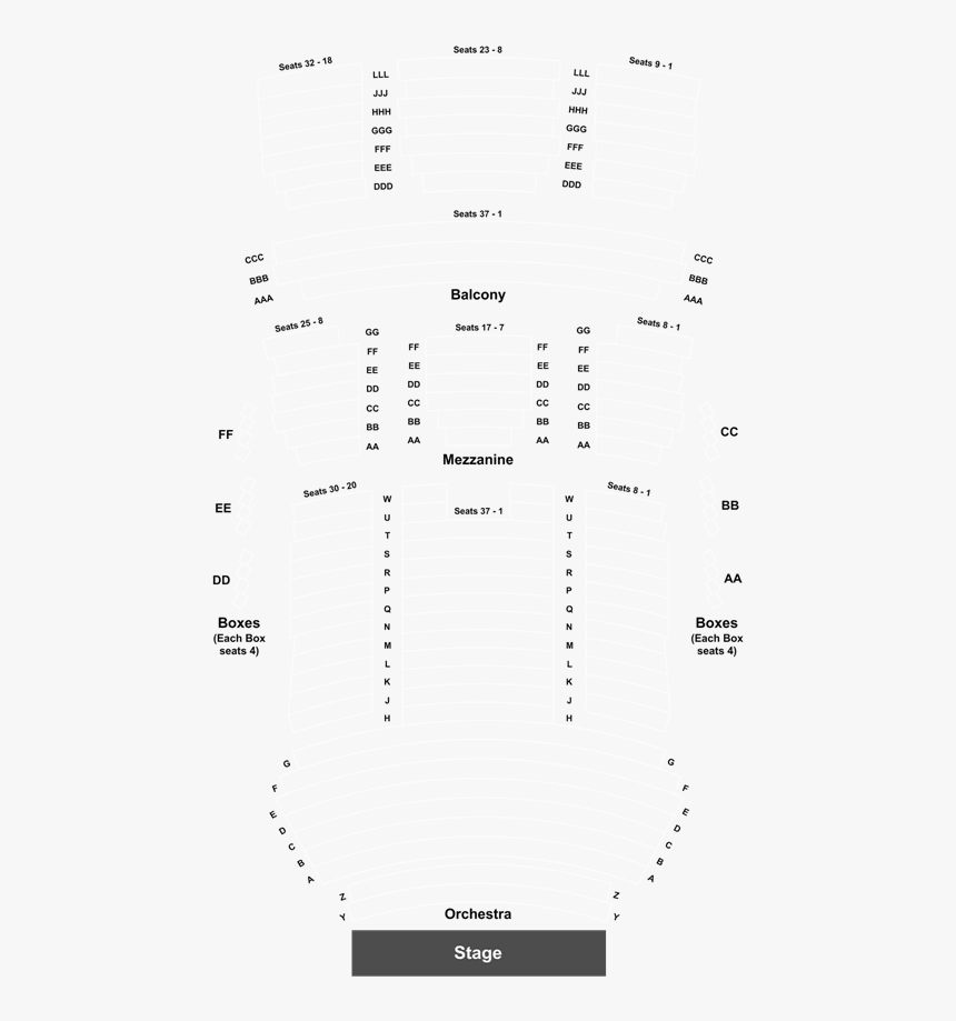 Hanover Theatre Paw Patrol Seating Chart Levels, HD Png Download, Free Download