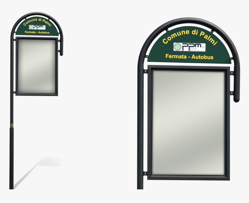 Vertical Table For Bus Stop Signal, Made Of Metal - Fermata Bus Png, Transparent Png, Free Download