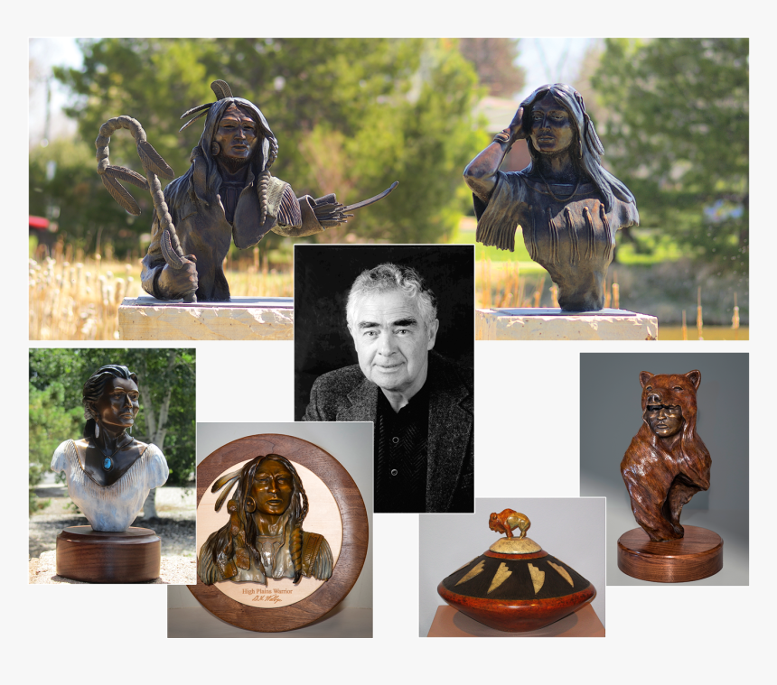 George Walbye And His Sculptures - Carving, HD Png Download, Free Download