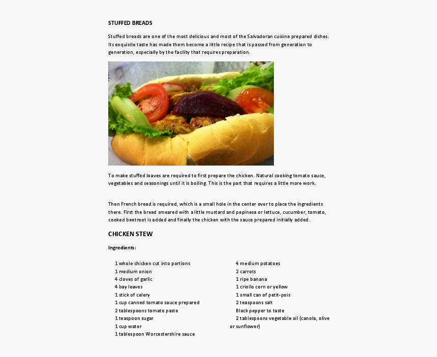 Receta De Comidas En Ingles Y Español, HD Png Download, Free Download