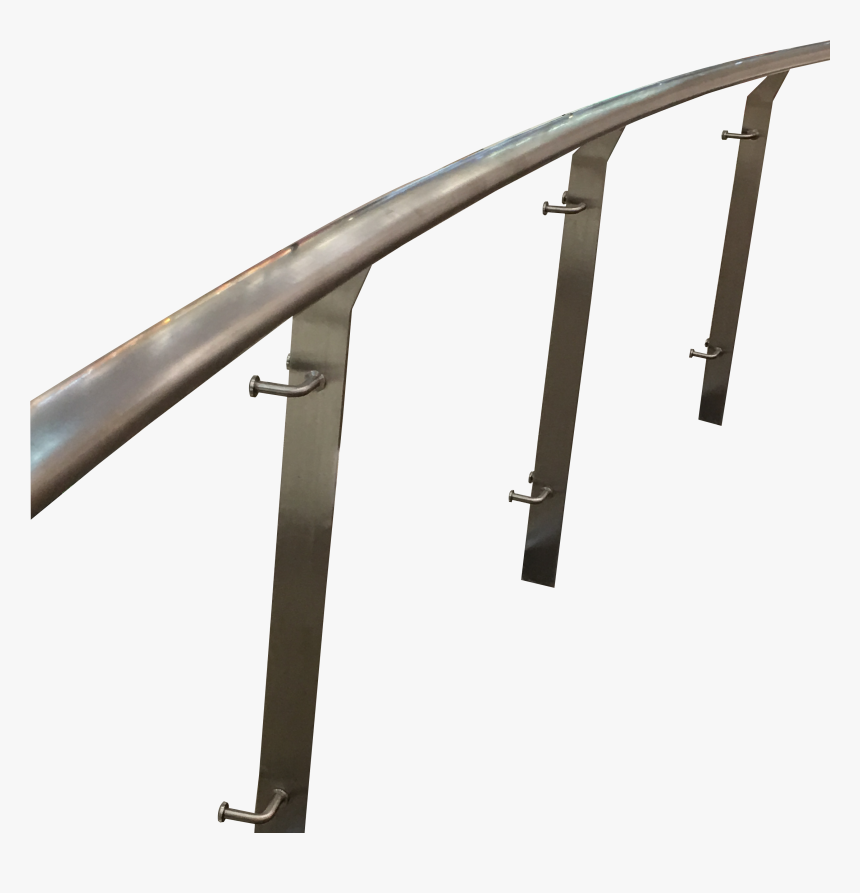 Stainless Steel Handrail Fix Parts, Glass Fixing Handrail,glass - Handrail, HD Png Download, Free Download