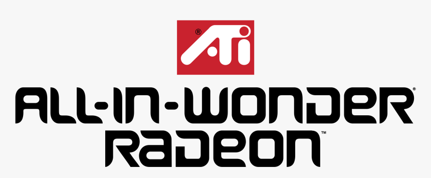 Ati All In Wonder Logo Png Transparent - Ati Radeon, Png Download, Free Download