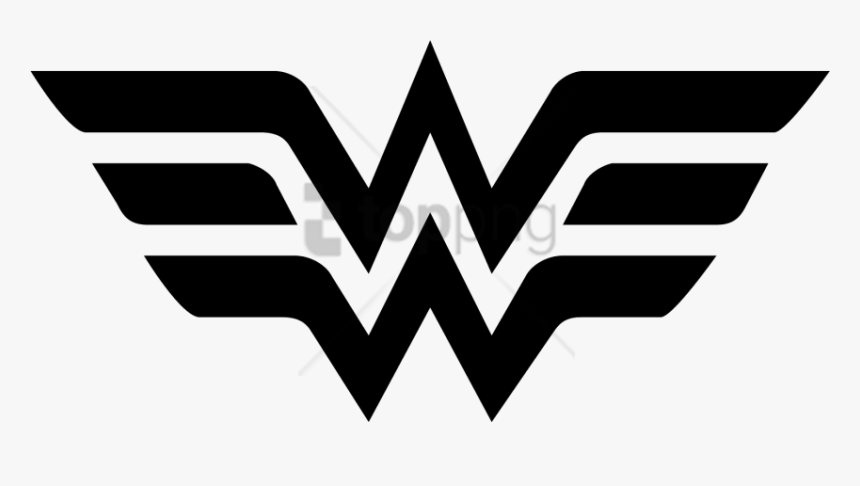 Logo Woman Image With - Wonder Woman Logo Svg Free, HD Png Download, Free Download