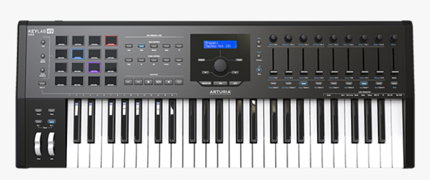 Arturia Keylab 49 Mkii - Arturia Keylab 61 Mkii, HD Png Download, Free Download