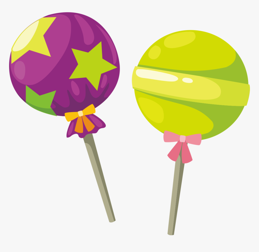 Lollipop Clipart - Candies Cartoon Png, Transparent Png, Free Download