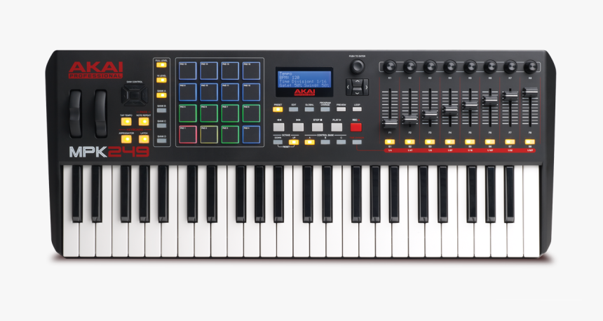 Akai Midi Keyboard 49, HD Png Download, Free Download